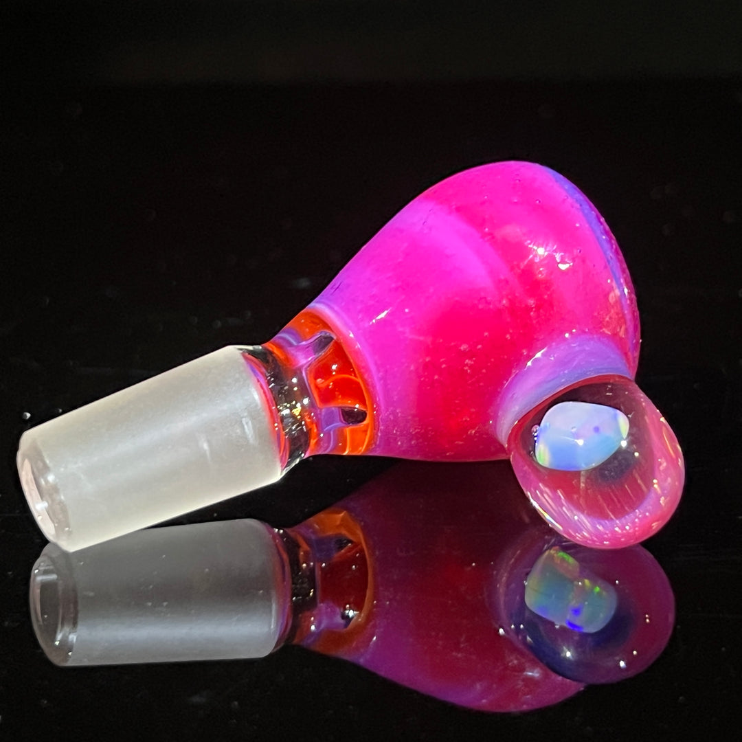 14mm Hot Pink Opal PullSlide Accessory Beezy Glass   