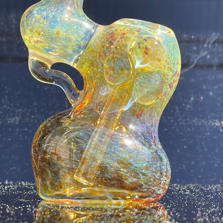 Smooth as Frit Bubbler Glass Pipe Sable Haze   