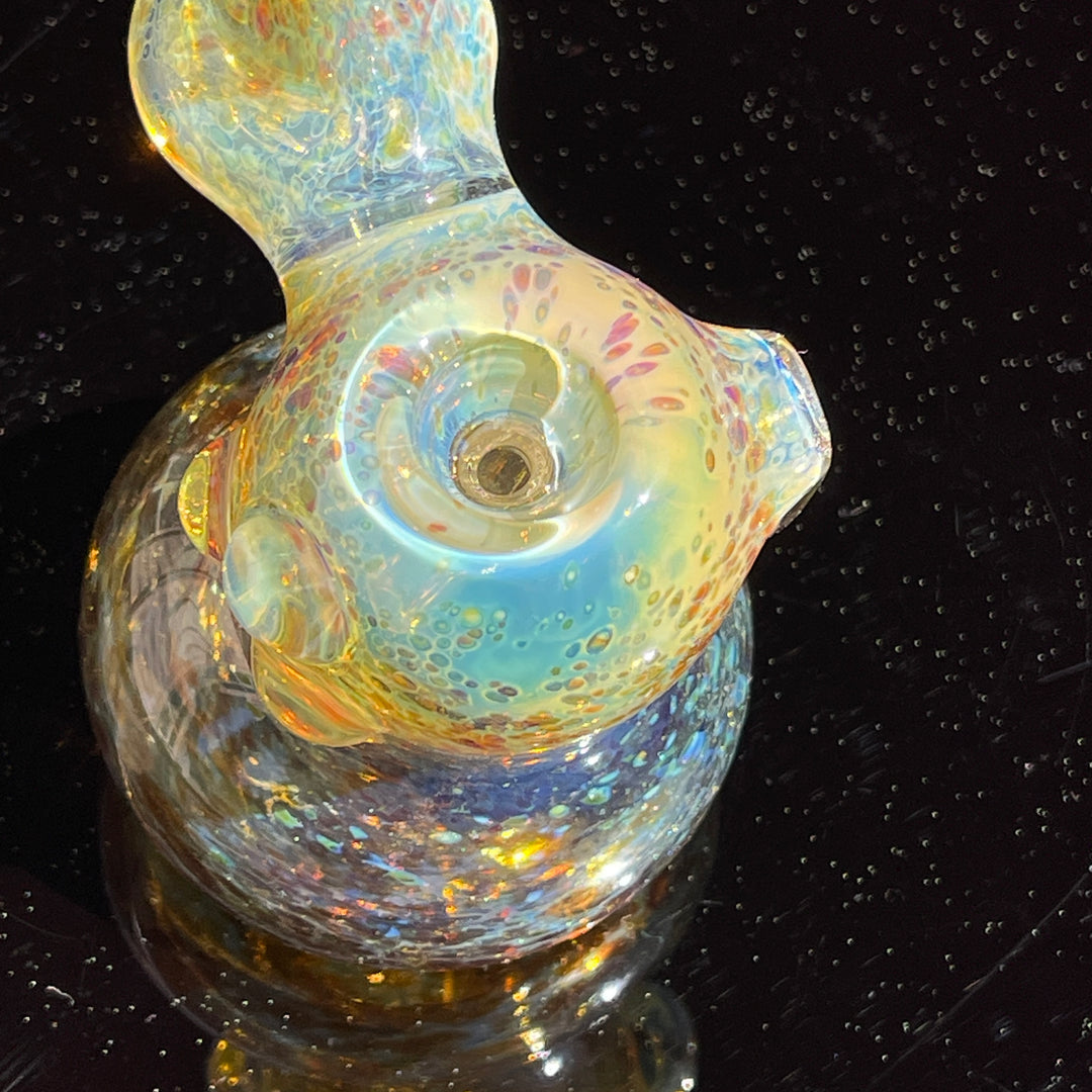 Smooth as Frit Bubbler Glass Pipe Sable Haze   