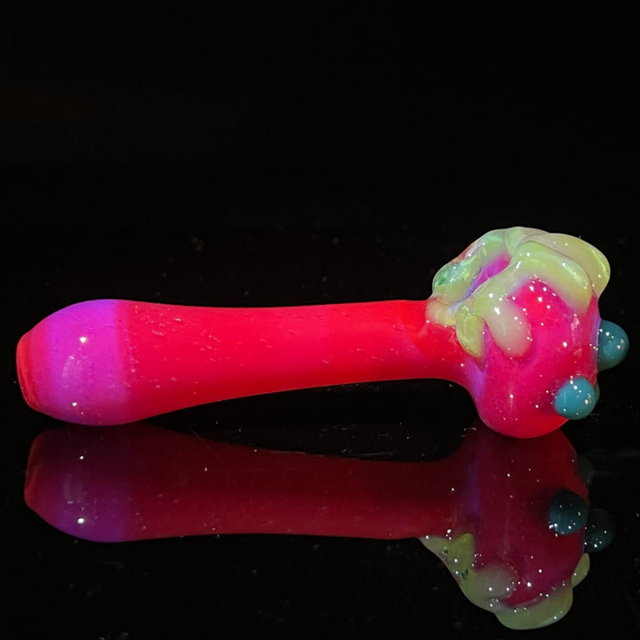 Hot Pink Slime Drip Pipe Glass Pipe Beezy Glass   