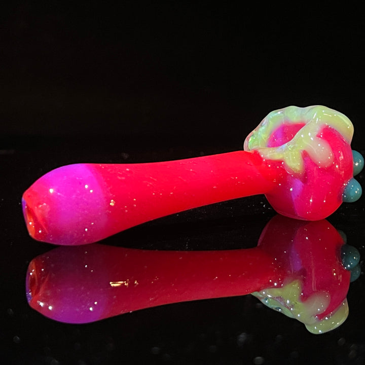 Hot Pink Slime Drip Pipe Glass Pipe Beezy Glass   