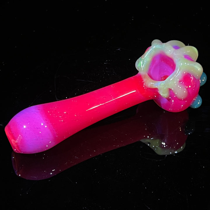 Hot Pink Slime Drip Pipe Glass Pipe Beezy Glass   