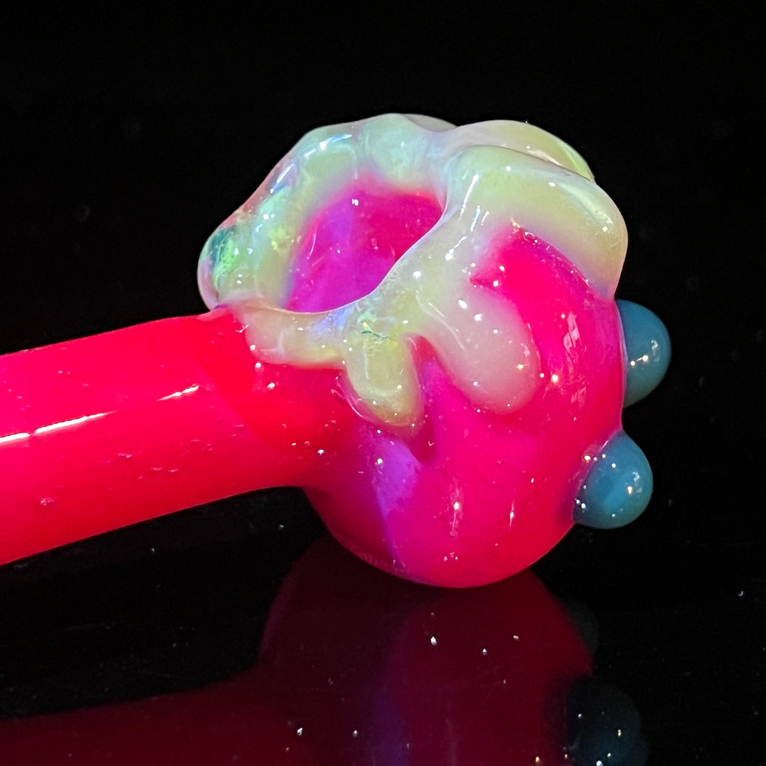 Hot Pink Slime Drip Pipe Glass Pipe Beezy Glass   