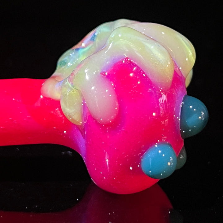 Hot Pink Slime Drip Pipe Glass Pipe Beezy Glass   