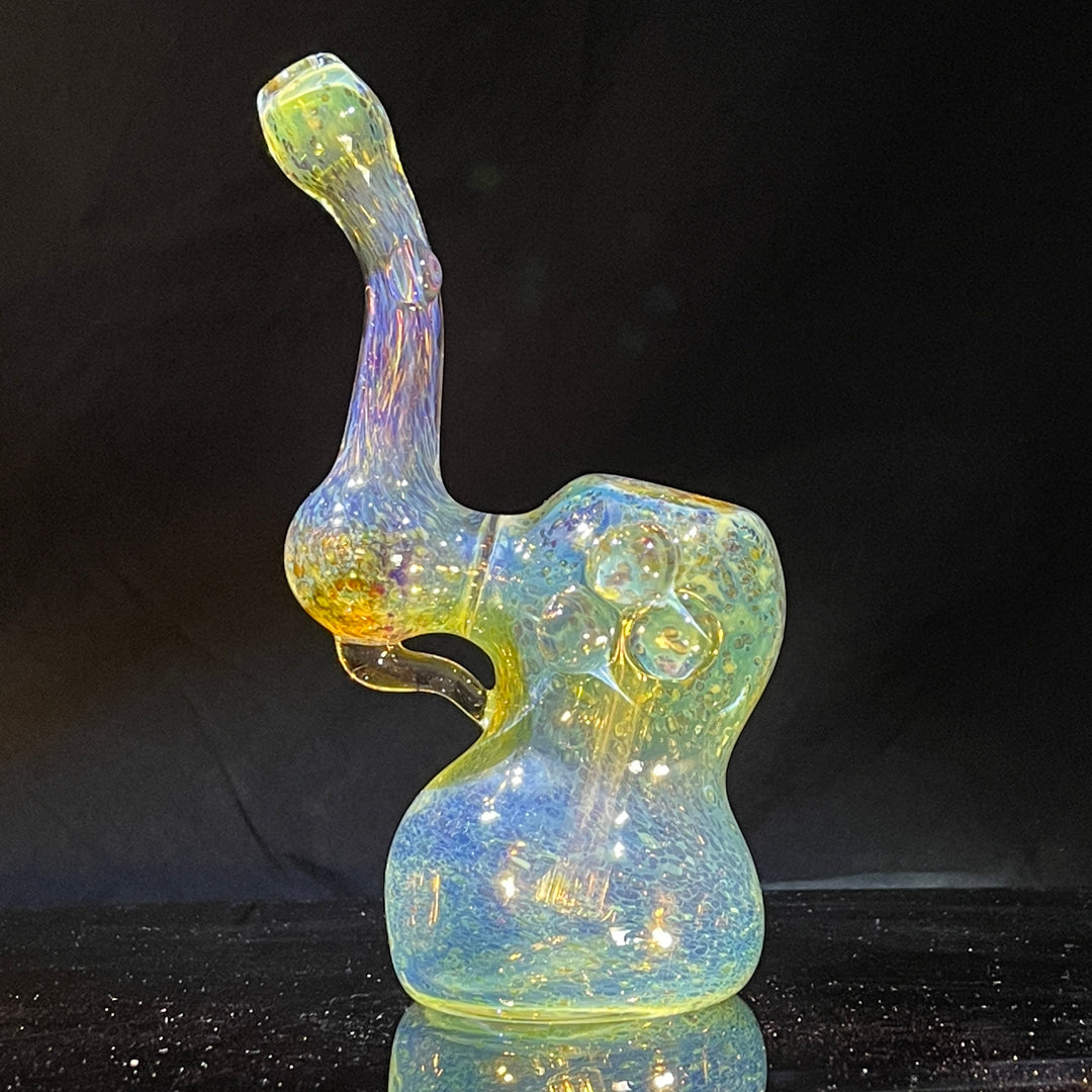 Smooth as Frit Bubbler Glass Pipe Sable Haze   