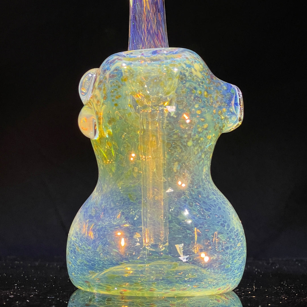 Smooth as Frit Bubbler Glass Pipe Sable Haze   