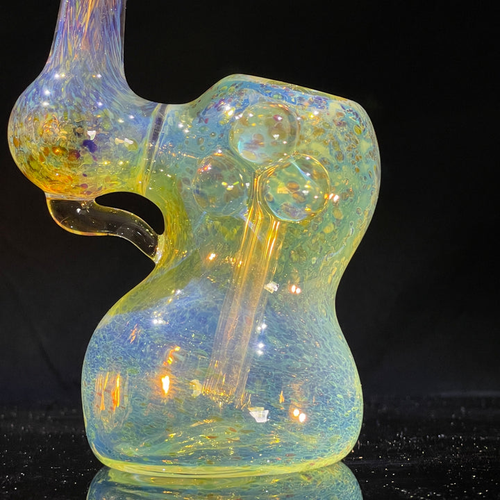 Smooth as Frit Bubbler Glass Pipe Sable Haze   