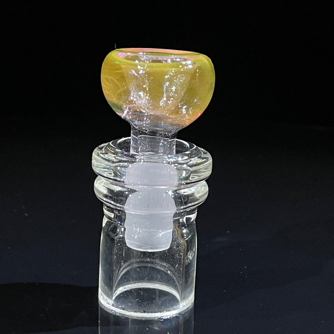 9.5" Fumed Double Bubble Bong Glass Pipe Mary Jane's Glass