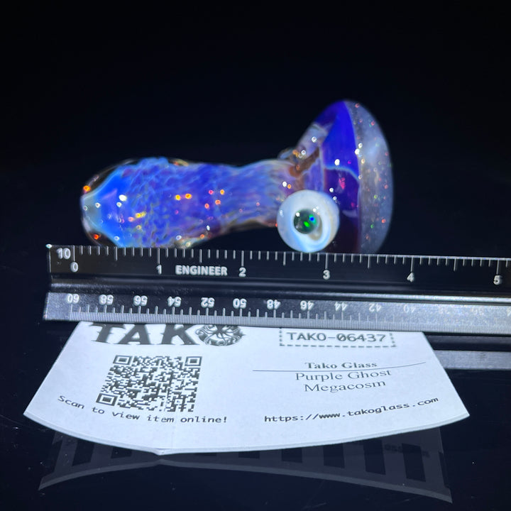 Purple Ghost Megacosm Glass Pipe Tako Glass   