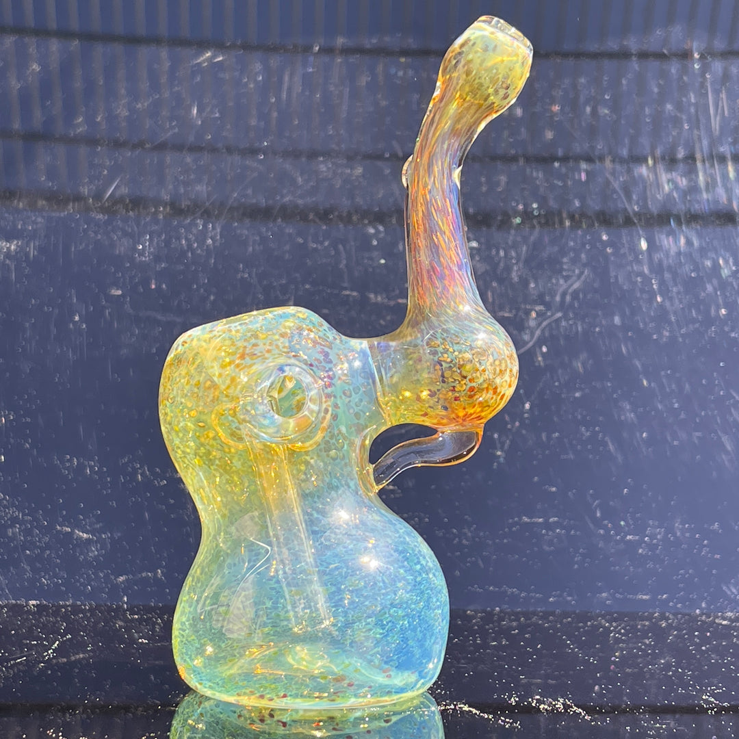 Smooth as Frit Bubbler Glass Pipe Sable Haze   