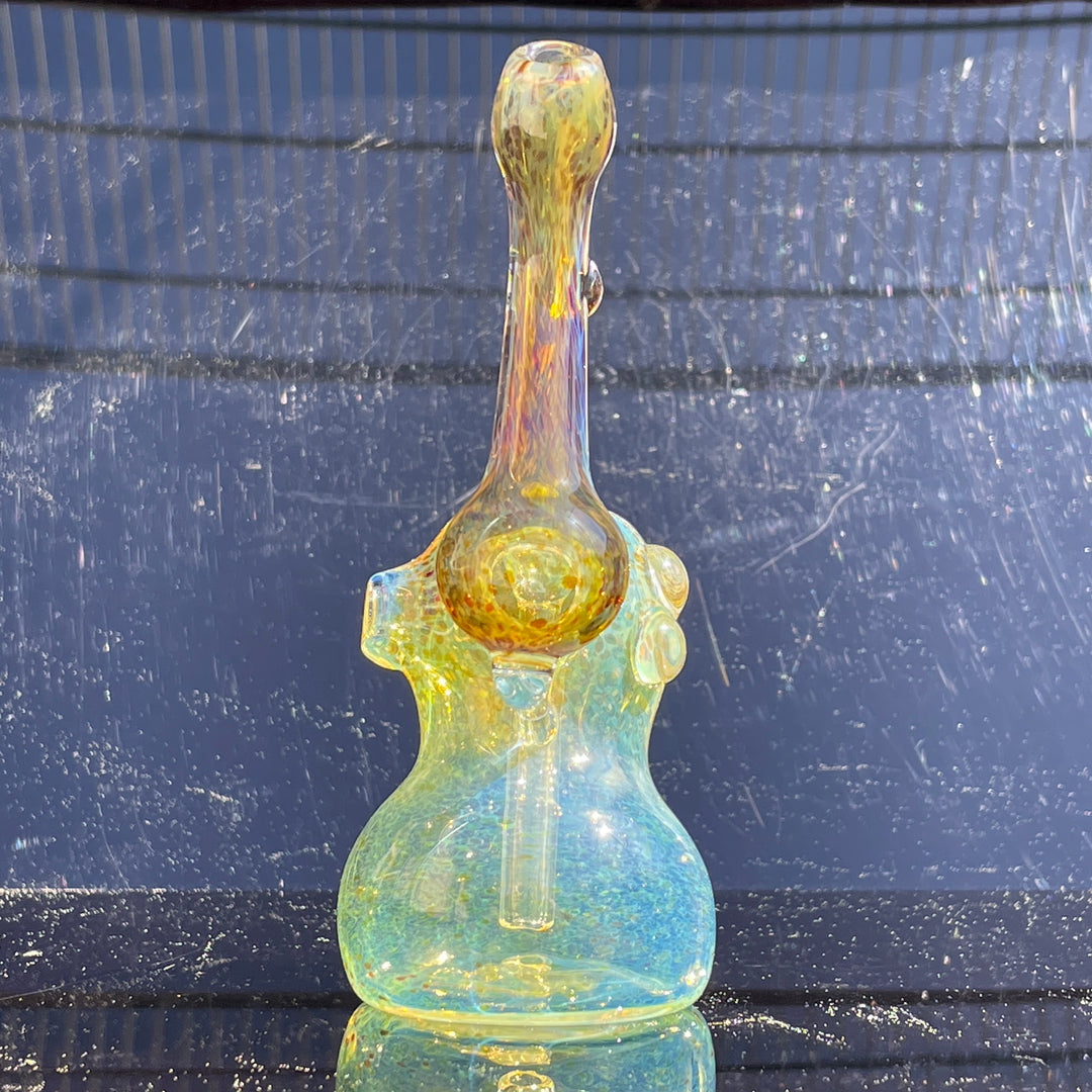 Smooth as Frit Bubbler Glass Pipe Sable Haze   