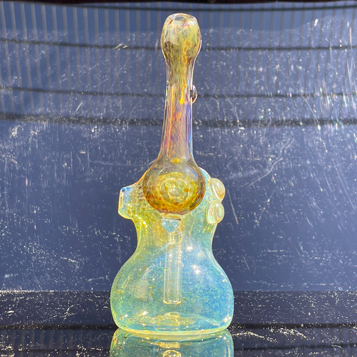 Smooth as Frit Bubbler Glass Pipe Sable Haze   