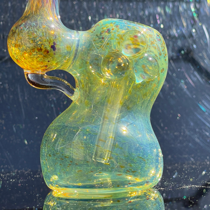 Smooth as Frit Bubbler Glass Pipe Sable Haze   