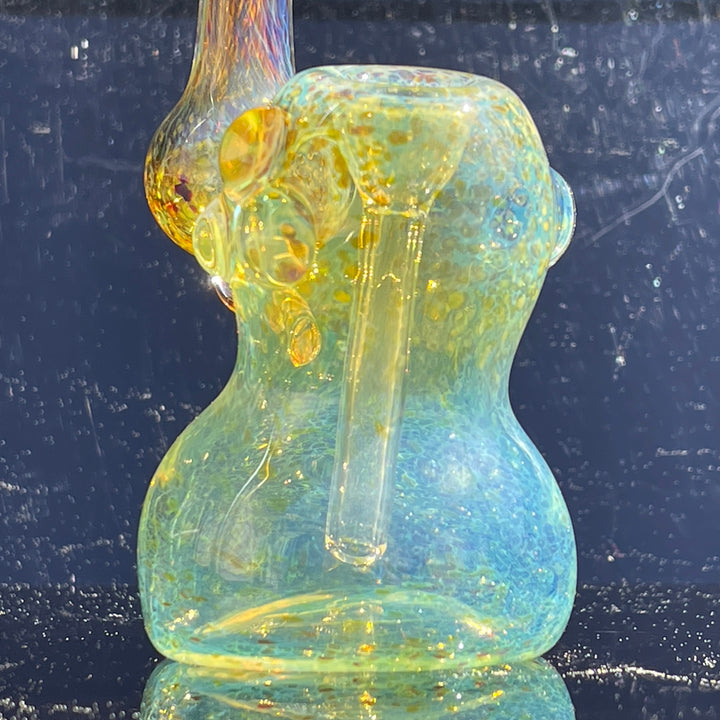 Smooth as Frit Bubbler Glass Pipe Sable Haze   