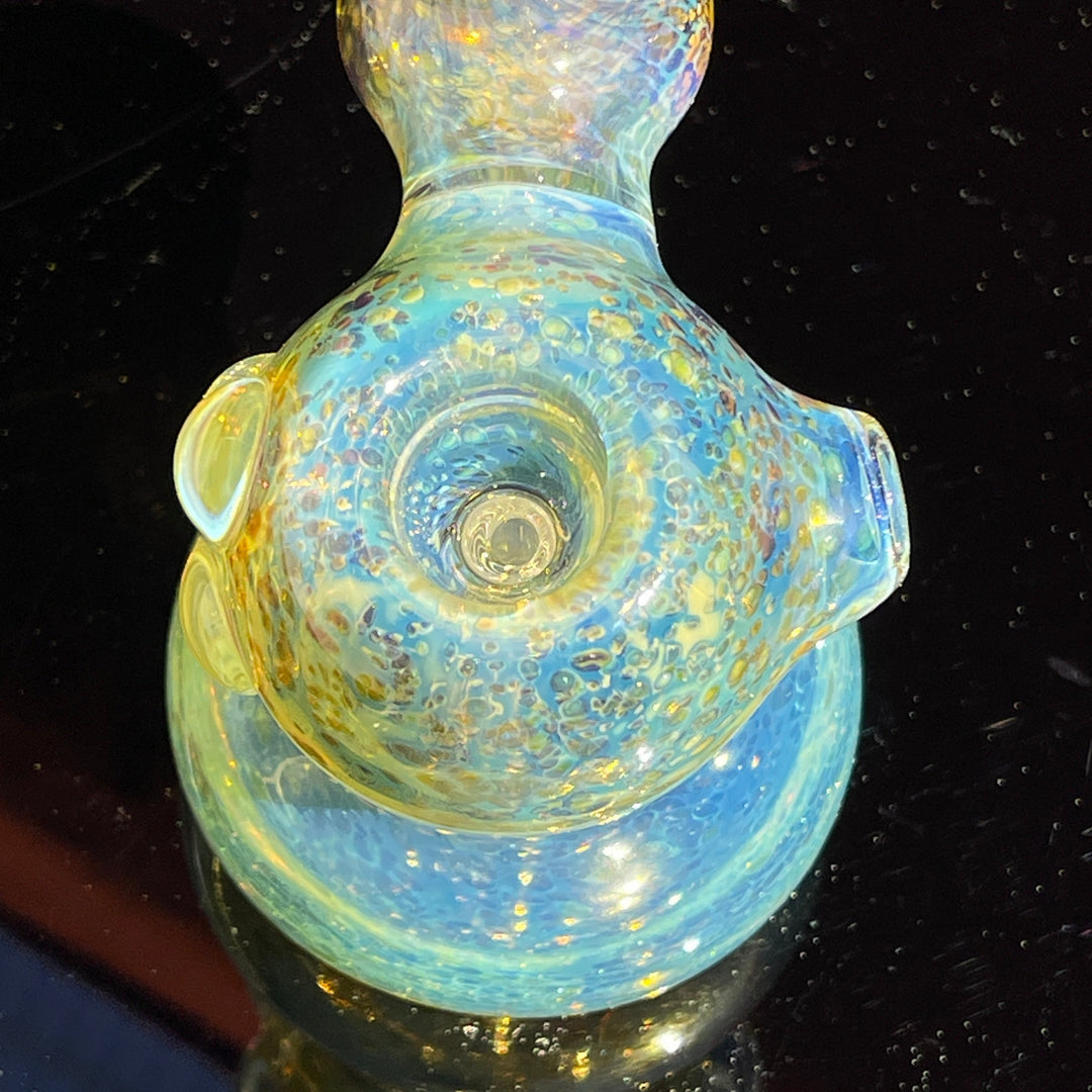 Smooth as Frit Bubbler Glass Pipe Sable Haze   