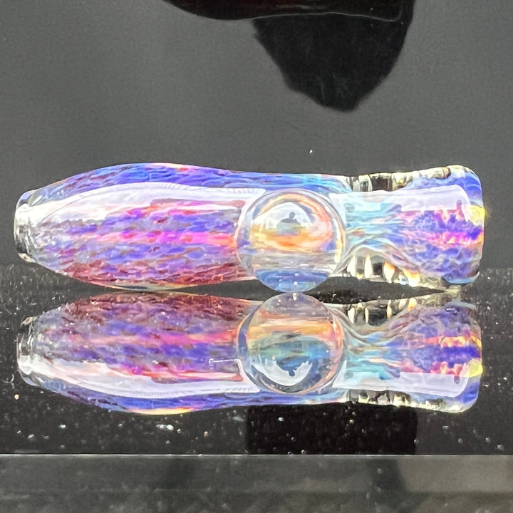 Purple Nebula Chillum Glass Pipe Tako Glass   