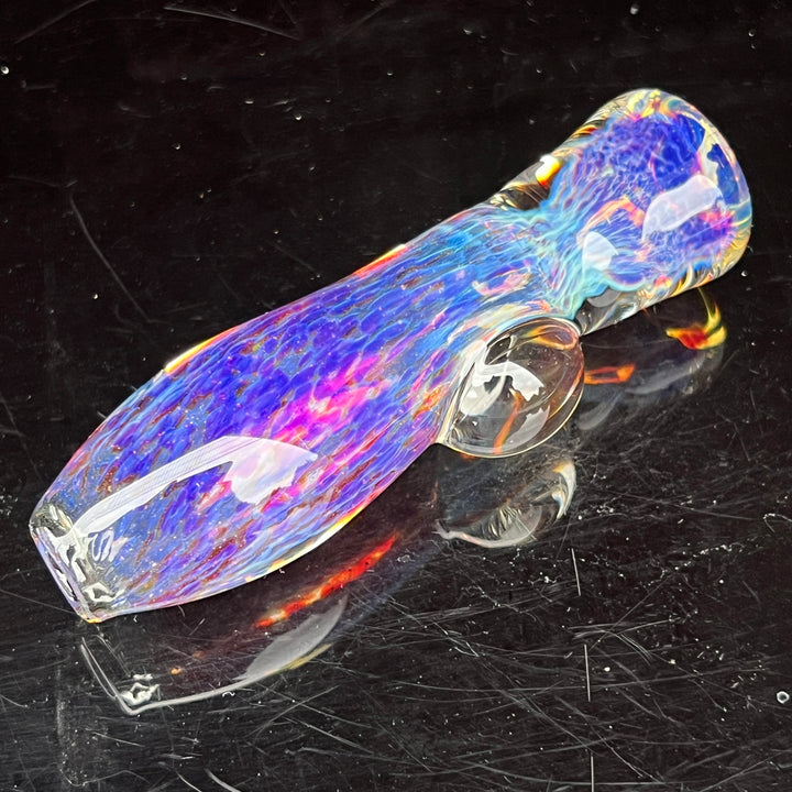 Purple Nebula Chillum Glass Pipe Tako Glass   