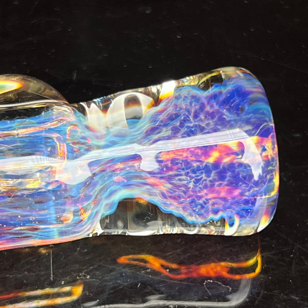 Purple Nebula Chillum Glass Pipe Tako Glass   