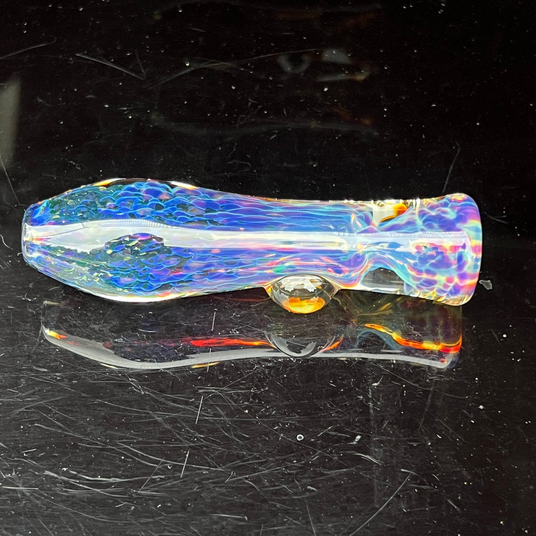 Purple Nebula Chillum Glass Pipe Tako Glass   