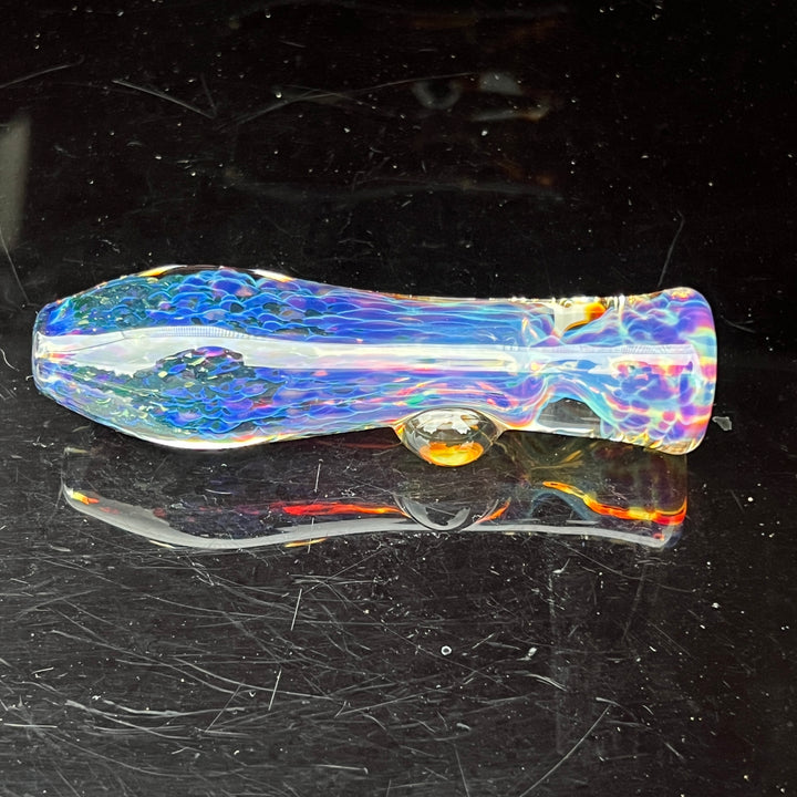 Purple Nebula Chillum Glass Pipe Tako Glass   