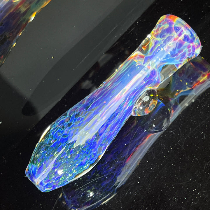 Purple Nebula Chillum Glass Pipe Tako Glass   