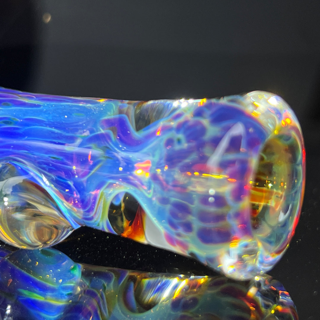 Purple Nebula Chillum Glass Pipe Tako Glass   