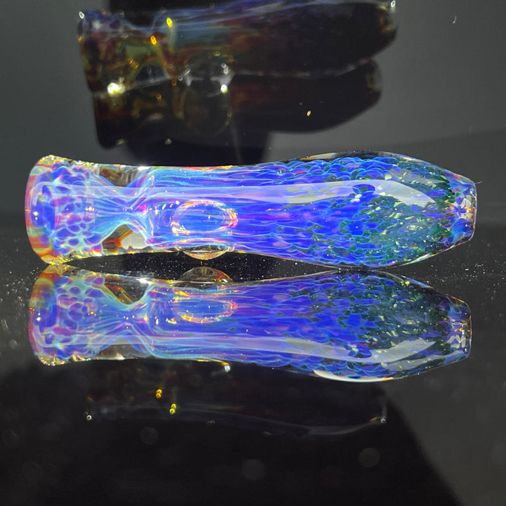 Purple Nebula Chillum Glass Pipe Tako Glass   