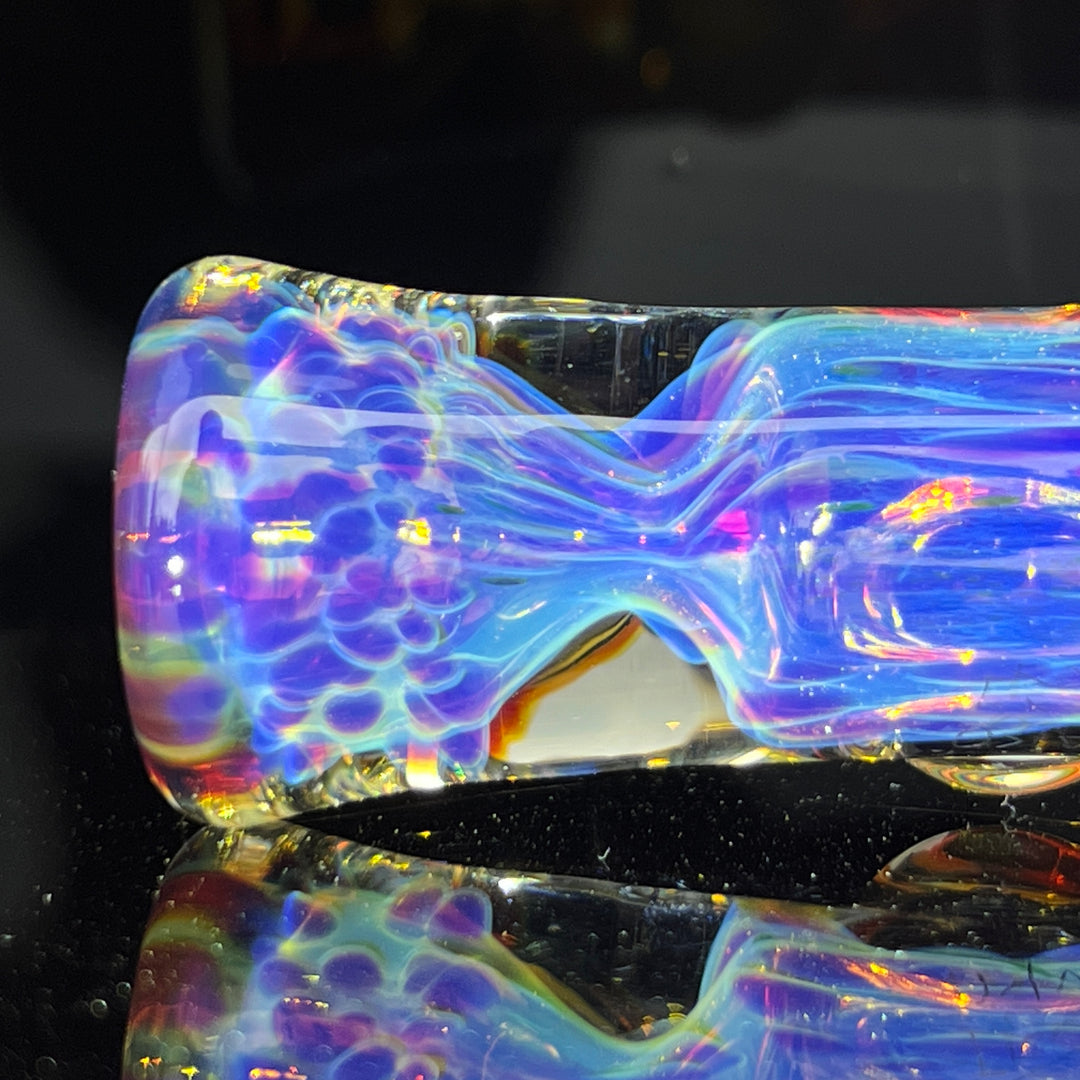 Purple Nebula Chillum Glass Pipe Tako Glass   