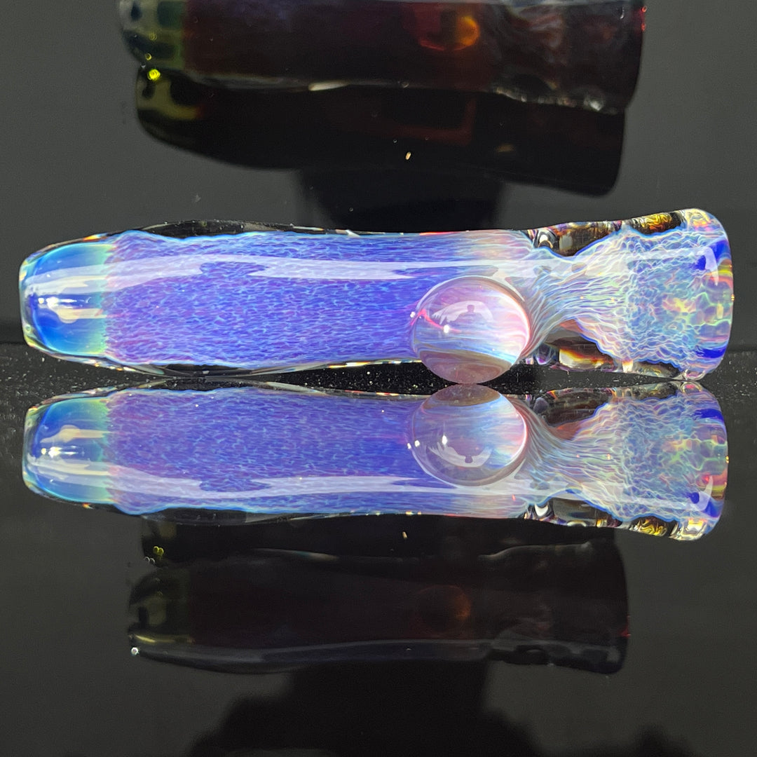 Purple Nebula Chillum Glass Pipe Tako Glass   