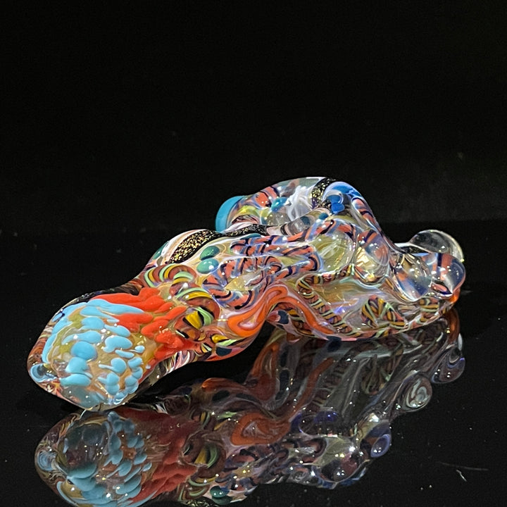 Molten Chaos Droop Hammer Glass Pipe Molten Imagination   