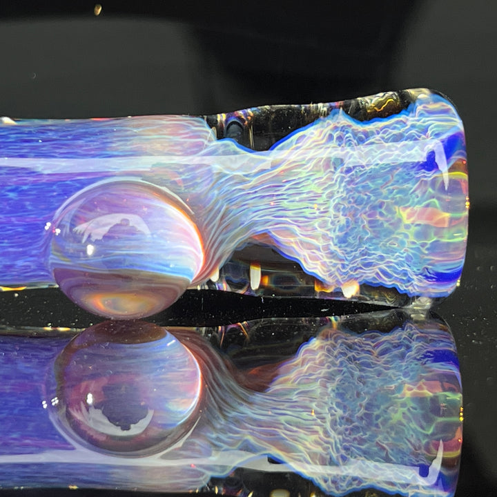 Purple Nebula Chillum Glass Pipe Tako Glass   