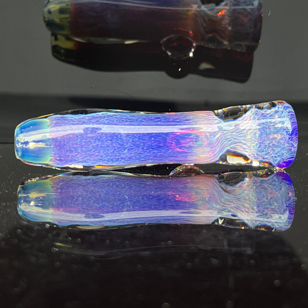 Purple Nebula Chillum Glass Pipe Tako Glass   