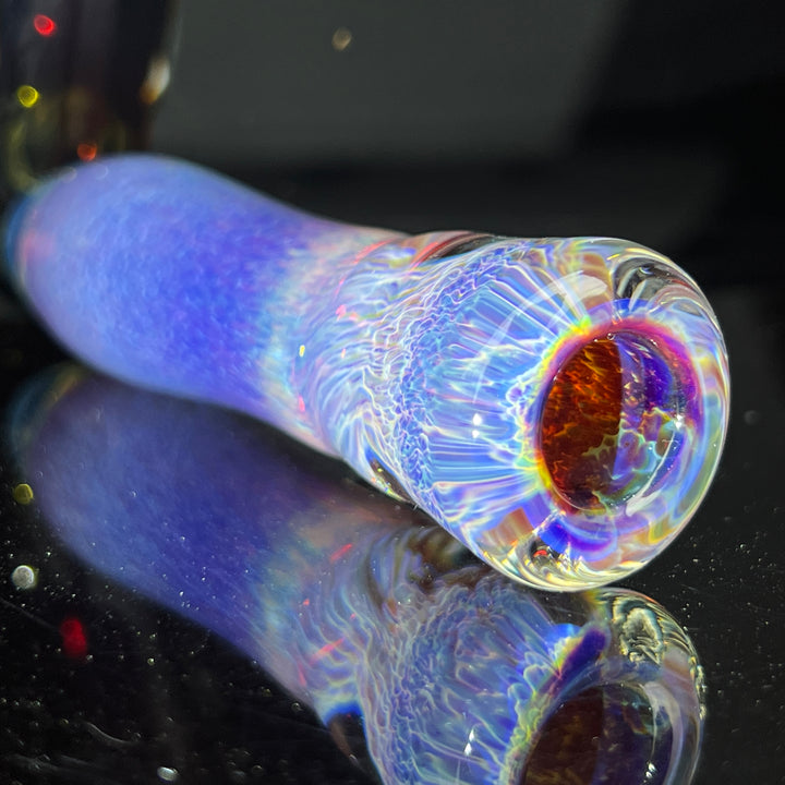 Purple Nebula Chillum Glass Pipe Tako Glass   