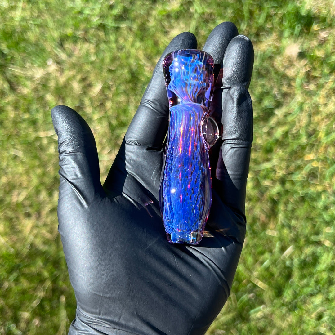 Purple Plasma Chillum Glass Pipe Tako Glass   