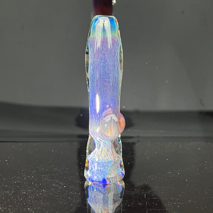 Purple Nebula Chillum Glass Pipe Tako Glass   