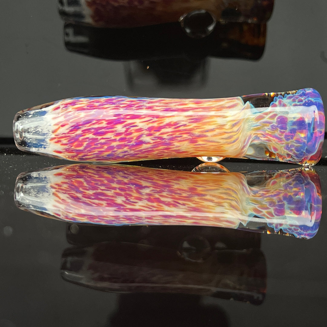 Purple Nebula Chillum Glass Pipe Tako Glass   