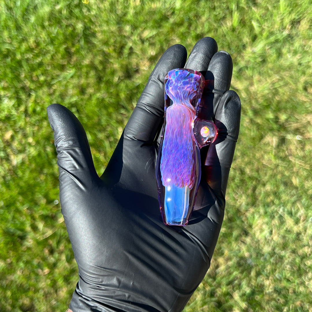 Purple Plasma Opal Chillum Glass Pipe Tako Glass   