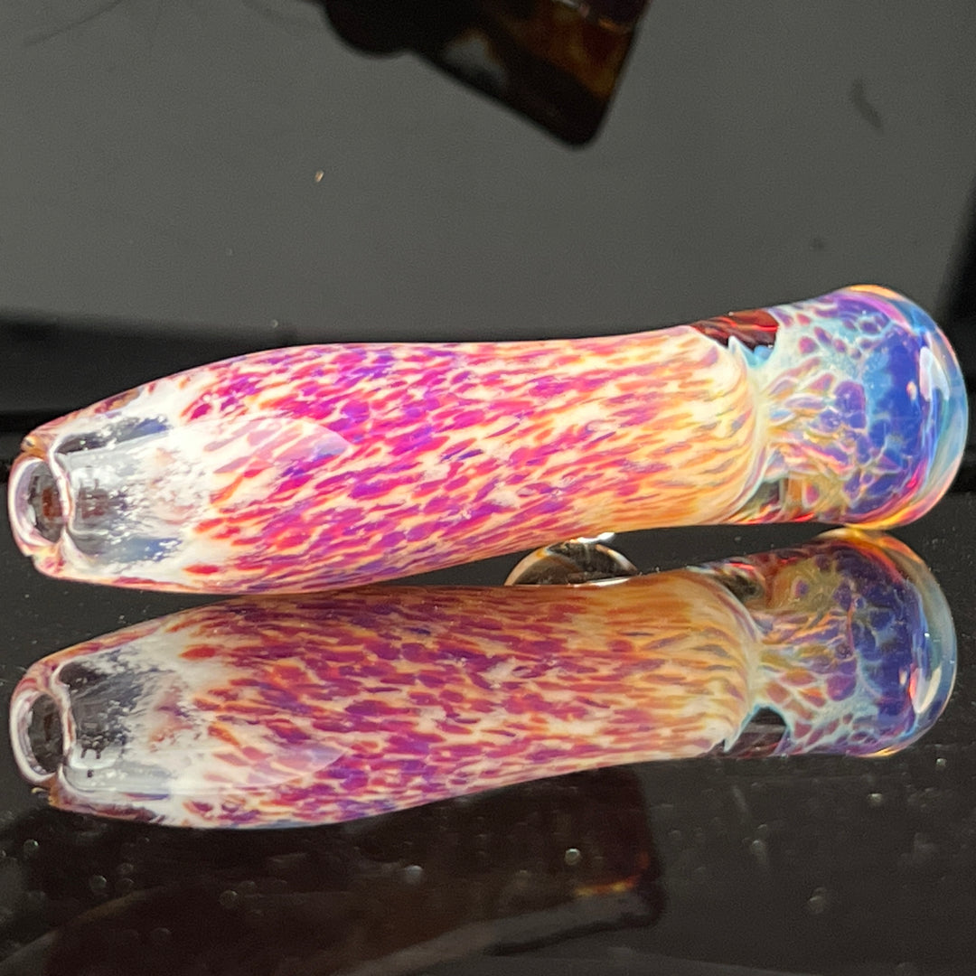 Purple Nebula Chillum Glass Pipe Tako Glass   