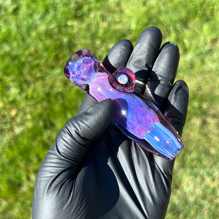 Purple Plasma Opal Chillum Glass Pipe Tako Glass   