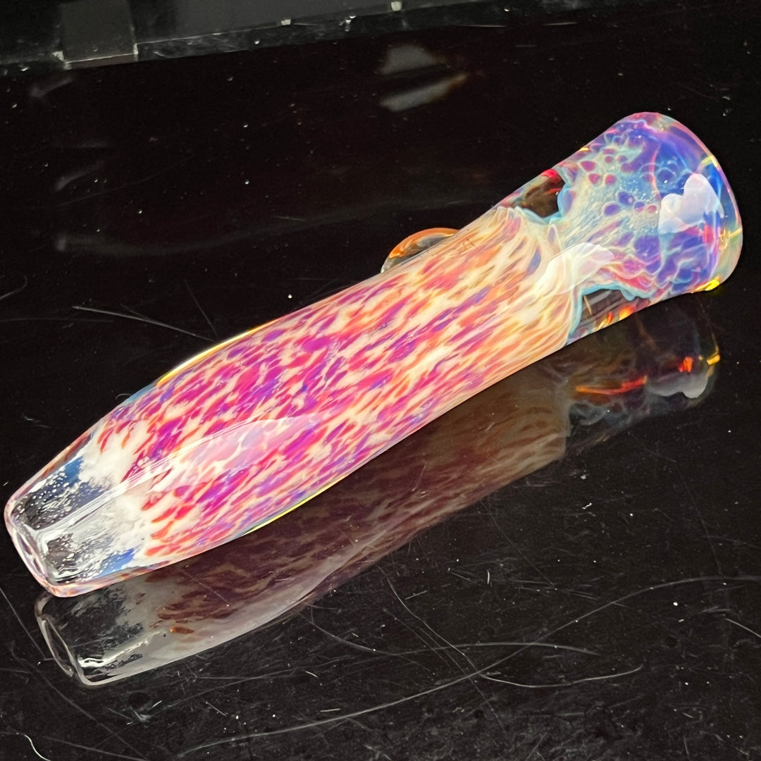 Purple Nebula Chillum Glass Pipe Tako Glass   