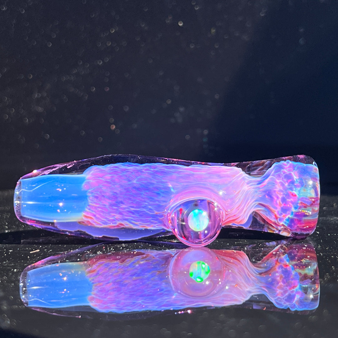 Purple Plasma Opal Chillum Glass Pipe Tako Glass   