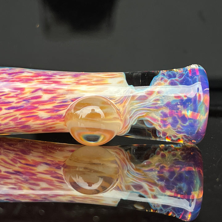 Purple Nebula Chillum Glass Pipe Tako Glass   