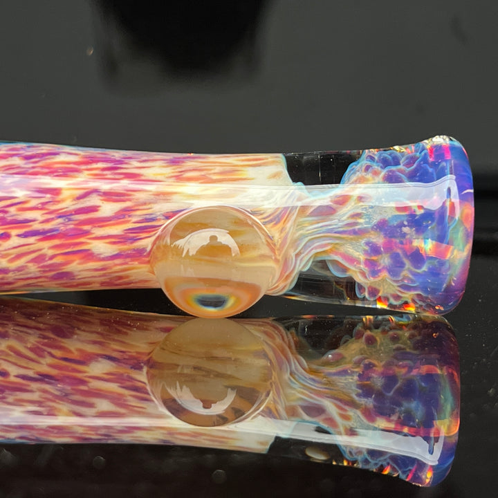 Purple Nebula Chillum Glass Pipe Tako Glass   