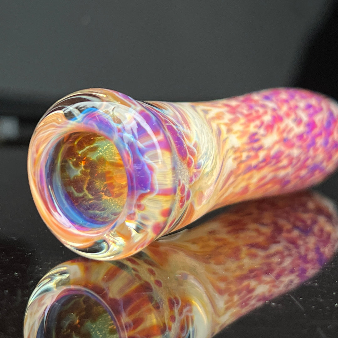 Purple Nebula Chillum Glass Pipe Tako Glass   