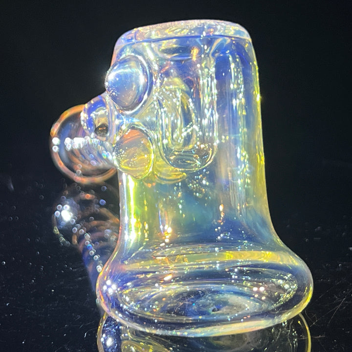 Silver Fumed Hash Hammer Glass Pipe Crondo Glassics   