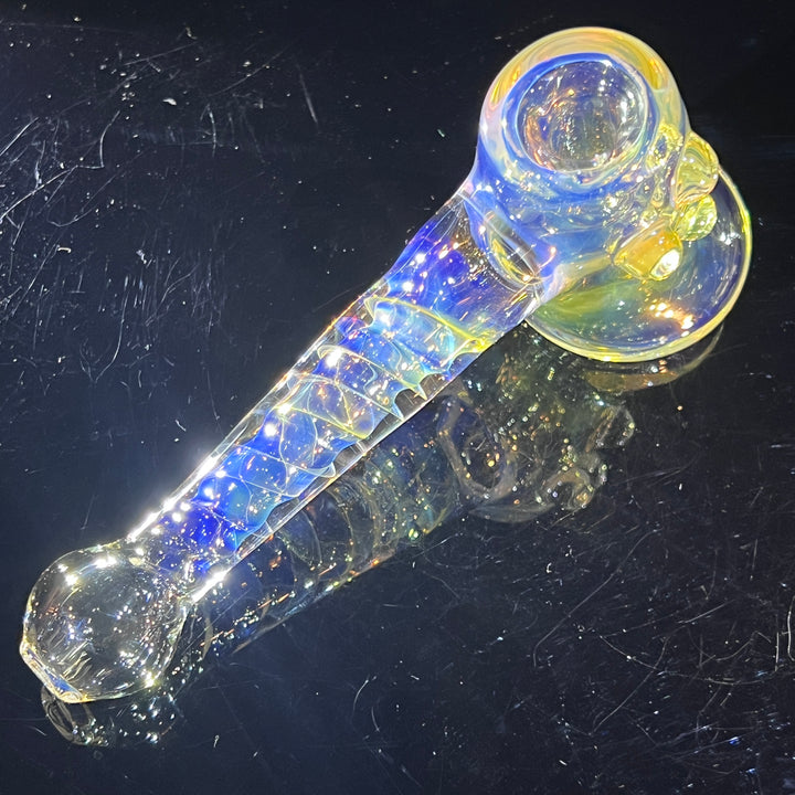 Silver Fumed Hash Hammer Glass Pipe Crondo Glassics   