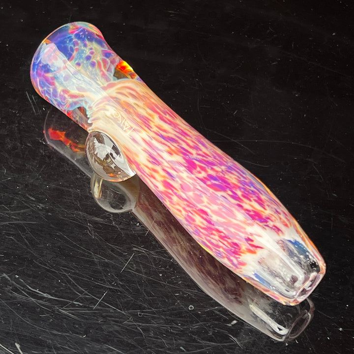 Purple Nebula Chillum Glass Pipe Tako Glass   