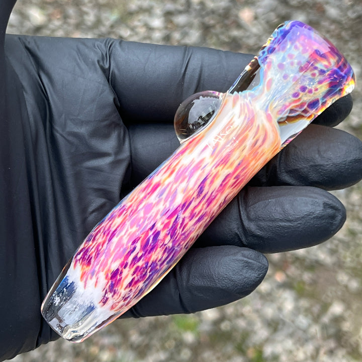 Purple Nebula Chillum Glass Pipe Tako Glass   