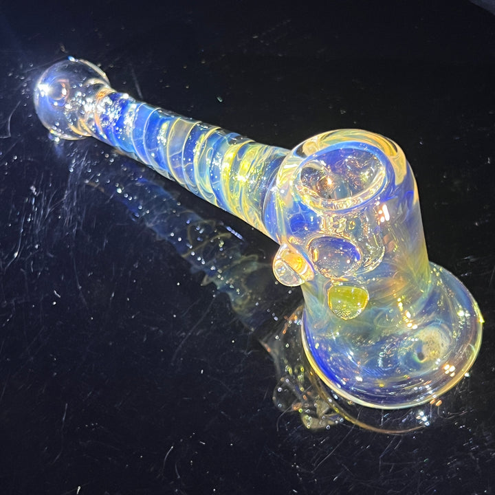 Silver Fumed Hash Hammer Glass Pipe Crondo Glassics   