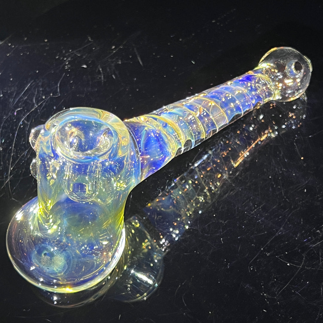 Silver Fumed Hash Hammer Glass Pipe Crondo Glassics   